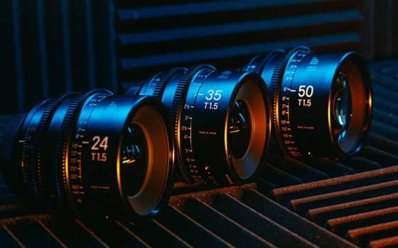 Sigma Cine lenses for car